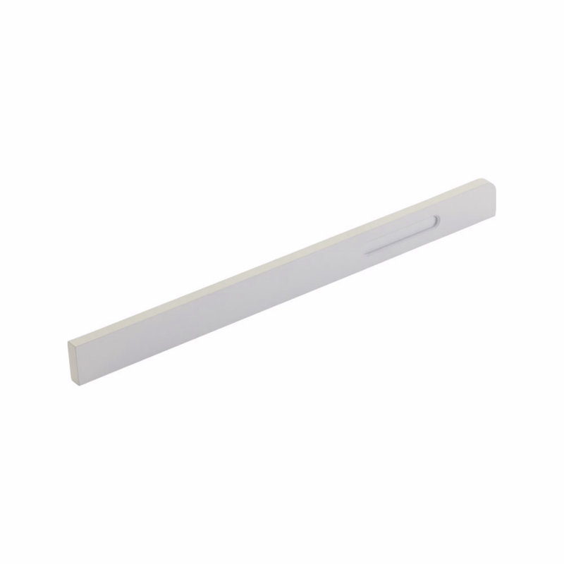 Poignée d'armoire 11 po 7/8 po Schaub Suave, Blanc mat