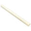 Carrara 12" x 1" Polished Marble Pencil Liner Tile Trim in White