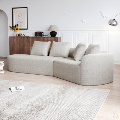 Canapé modulaire surdimensionné et rembourré Modern