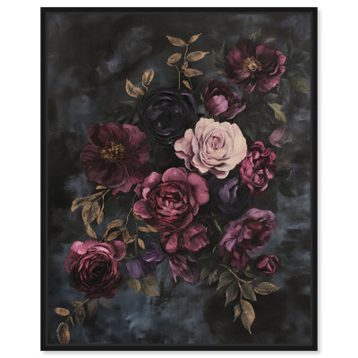 Reproduction d'art gothique rétro sur toile foncé par Art Remedy