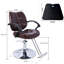 Fauteuil de coiffeur hydraulique avec repose-pieds - Fauteuil de salon de coiffure professionnel avec réglage facile de la hauteur