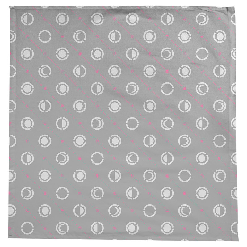 Nappe des phases de lune classiques, Gris/rose/blanc