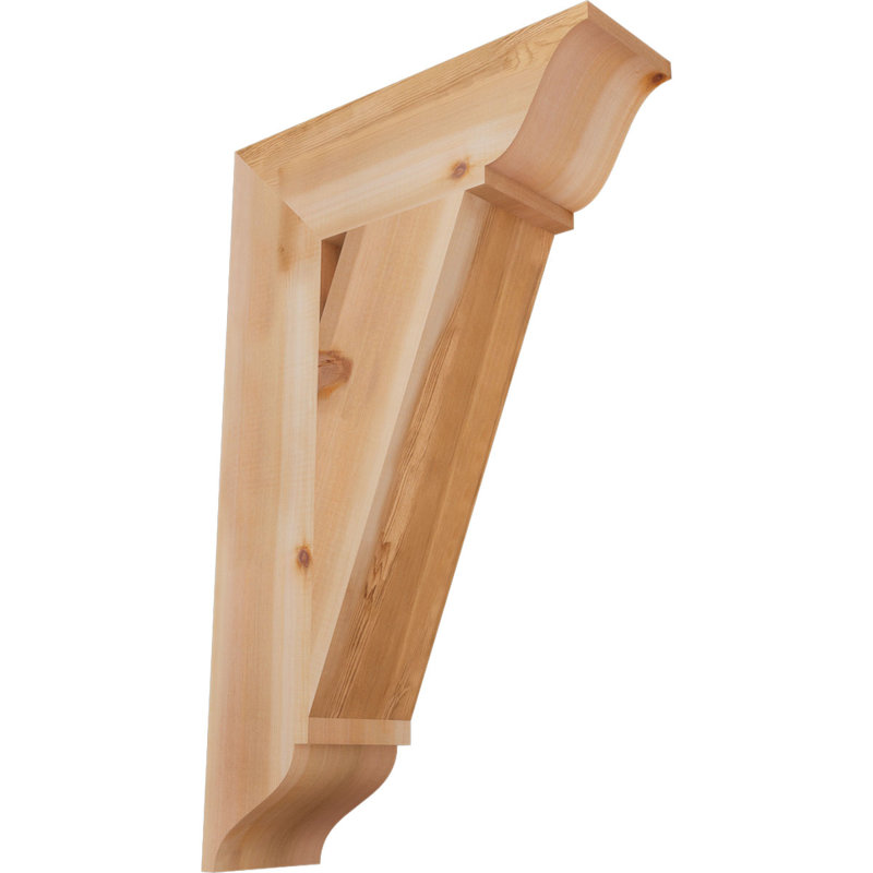 Support traditionnel, H 32 po x l 5,5 po x P 20 po, Cèdre rouge de l'Ouest (lisse)