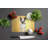 Boston Terrier Walker Two Glass Cutting Board