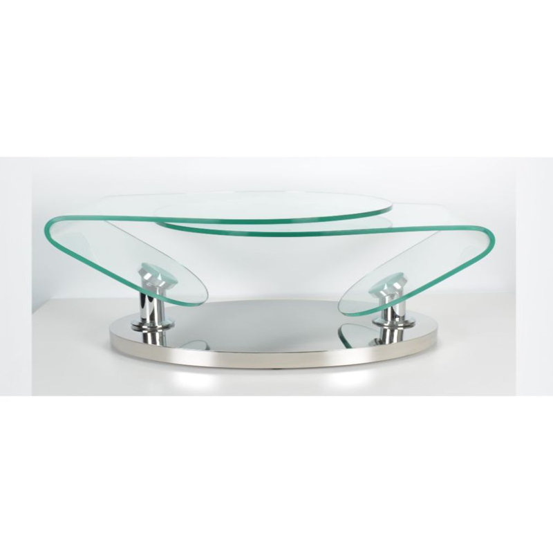 Martindell Glass Top Coffee Table