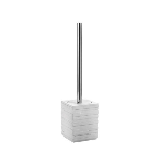 Brosse de toilette sur pied et porte-14,96 in. h Justice