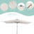 Forontenac 10 x 6.5' Lighted Rectangular Market Umbrella-1159515091