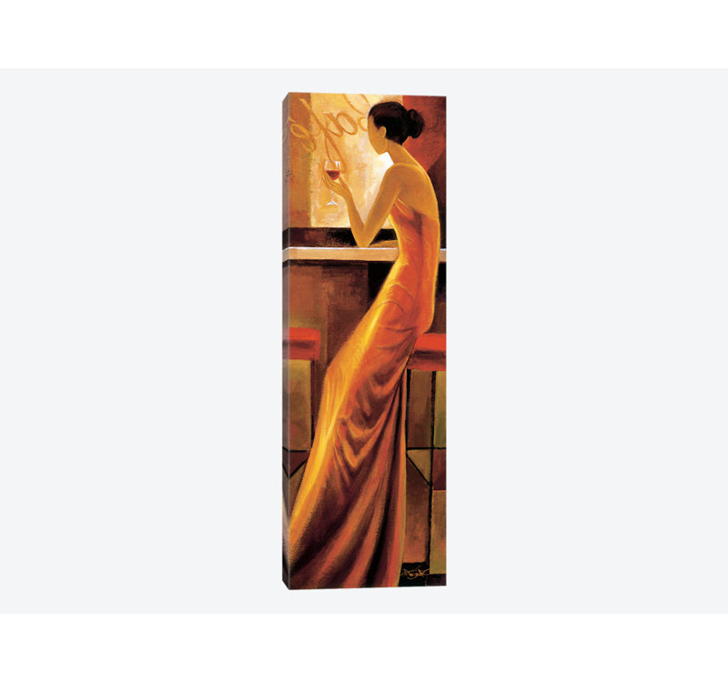 «Enigmatique», impression sur toile tendue, H 72 po x l 24 po x P 1,5 po, Toile tendue