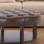 Repose-pieds en faux cuir-446891636