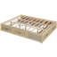Grand lit plateforme avec 6 tiroirs de rangement