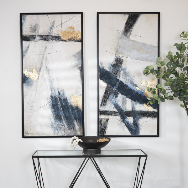 " Lines Abstract " 2 - Pieces