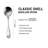 Classic Shell Bouillon Spoons by Oneida (18/10)