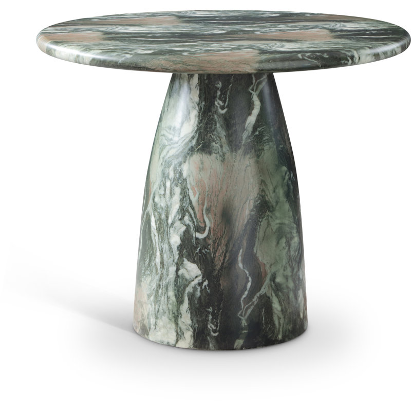 Table de salle à manger C béton, Vert, H 30 po x l 36 po x P 36 po