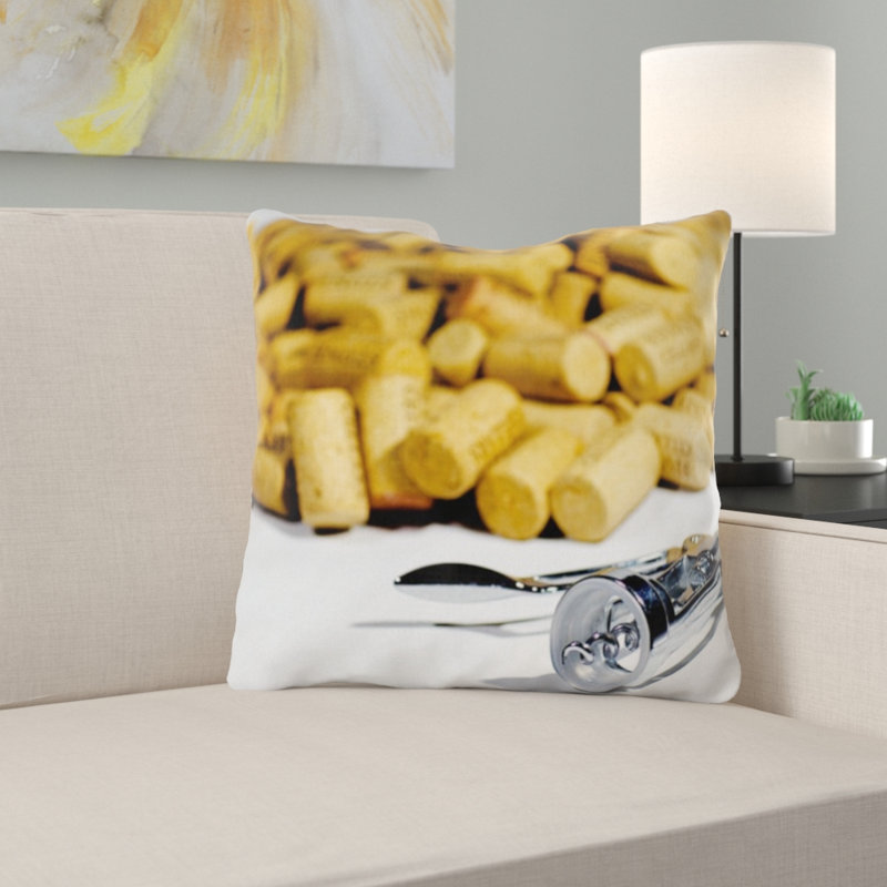 Microsuede Throw Pillow