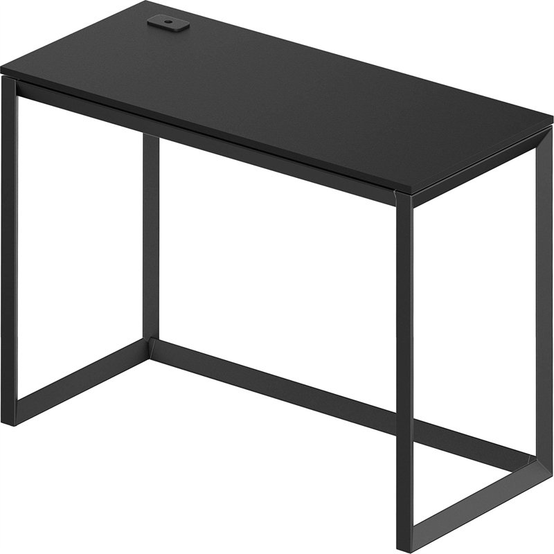 Damier Metal Base Computer Desk