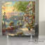Rideau de douche Thomas Kinkade French Riviera Café