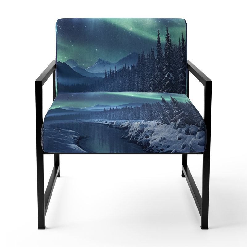 Chaise d'appoint Northern Lights III, Noir