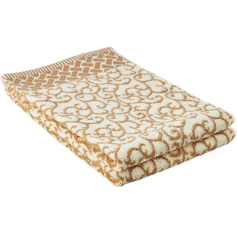 Ensemble de serviettes 100% coton très doux et très absorbant Reyna, Taupe
