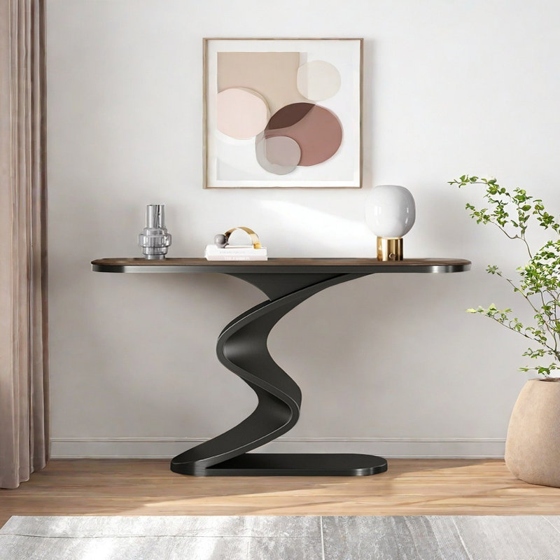 Console luxueuse haut de gamme, H 33,46 po x l 62,99 po x P 13,78 po