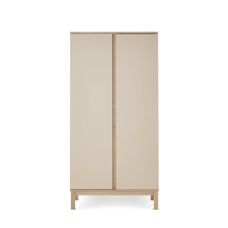 Astrid Double Wardrobe, Cream