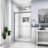 Shower Door 48" W Semi-Frameless Bypass Sliding Shower Enclosure-110270870