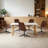 Mariello 23" Wide Adjustable Height Leather Swicel Office Chair With Quilted Backrest-103555116-103555112
