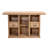 Solid Wood Bar with Iron Footrail-546489526