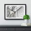 The Brooklyn Bridge in New York City in Abstract - Picture Frame Drawing Print-55736009-55736010