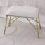 Spike Bench with Muslin Cushion
