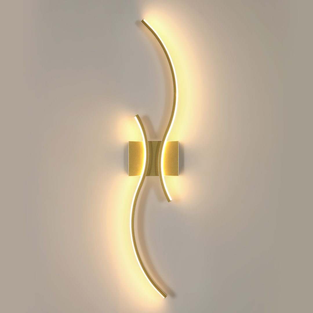 LED Flush Hardwired Mounted Sconce