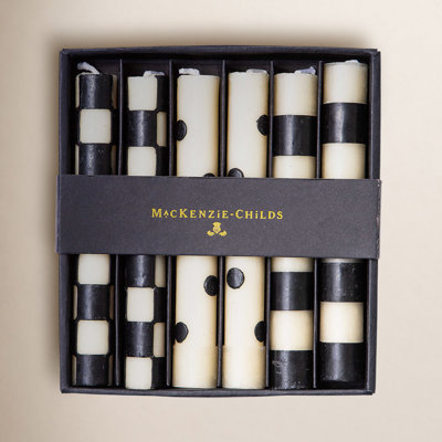 MacKenzie-Childs Holiday New Taper Candle Set