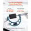 Ensemble de 6 micromètres PCS, micromètre extérieur Machinist 0-1 "/ 1-2" / 2-3 "/ 3-4" / 4-5 "/ 5-6", précision 0,0001, outils Machinist professionnels avec étui Métallurgie et ingénierie