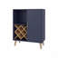 Armoire de bar H 38,6 po, 1 porte, 1 tiroir, 4 tablettes
