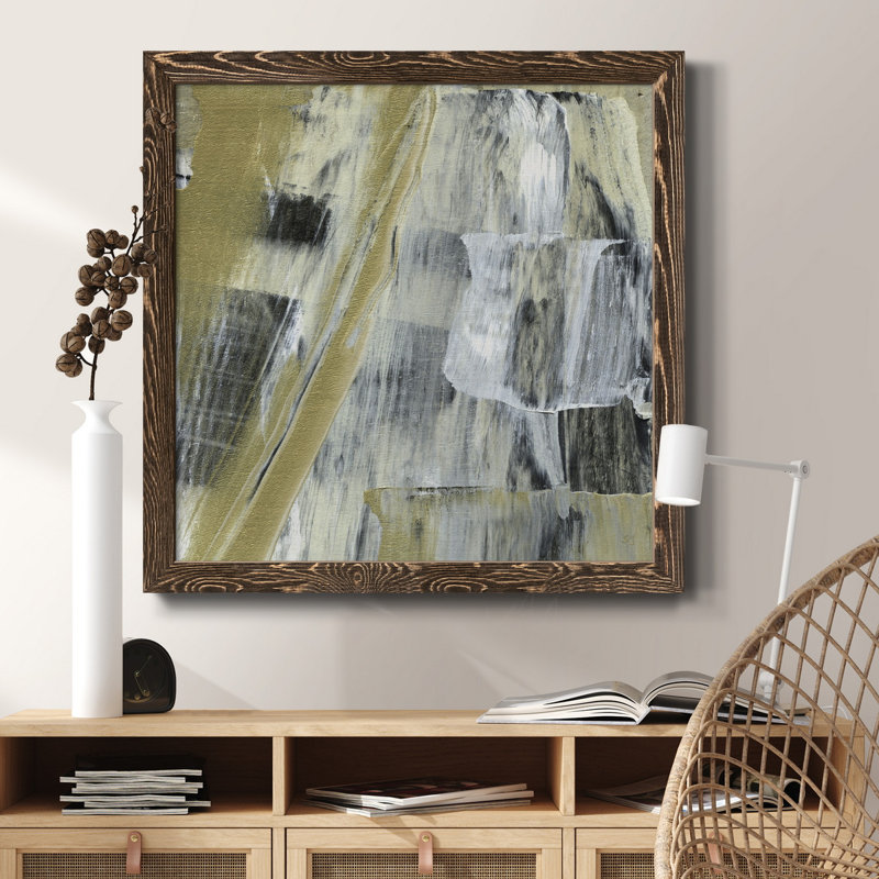 «Love Science», art textuel sur toile, Cadre noyer, H 17 po x l 17 po x P 1,5 po