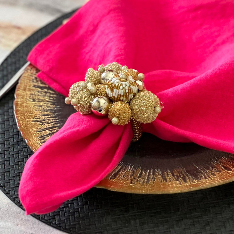 Gala Napkin Ring, Gold
