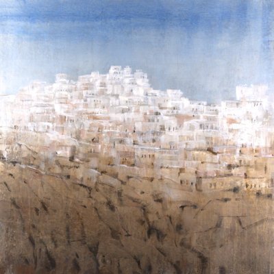 Hilltop Village I by Timothy O' Toole - Wrapped Canvas Painting