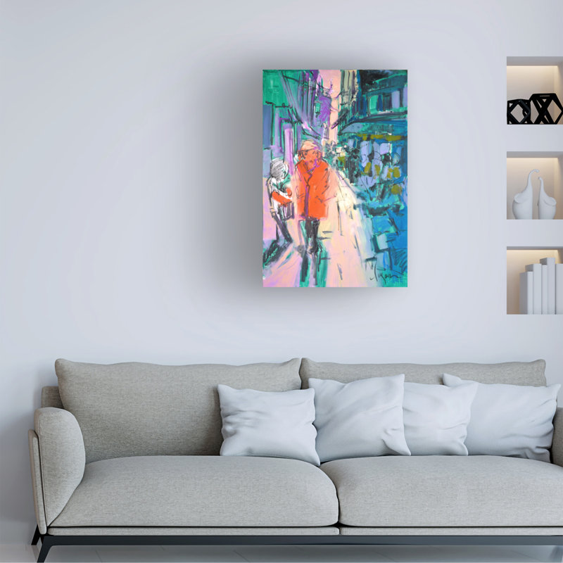 Dorothy Fagan  Encounter Canvas Art, 47" H x 30" W