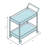 Ambassador Wood Bar Cart