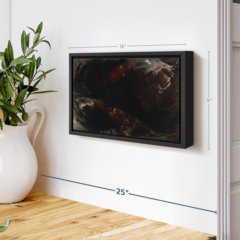 «The Deluge 1834 Wall Art», H 9 po x l 13 po