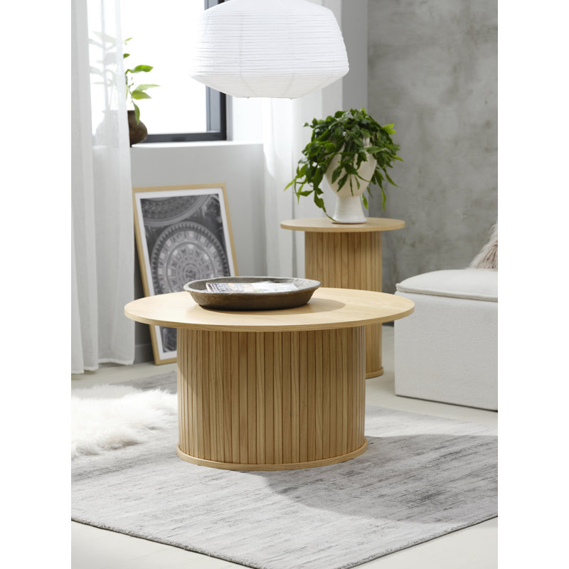Iris Coffee Table, Natural Oak