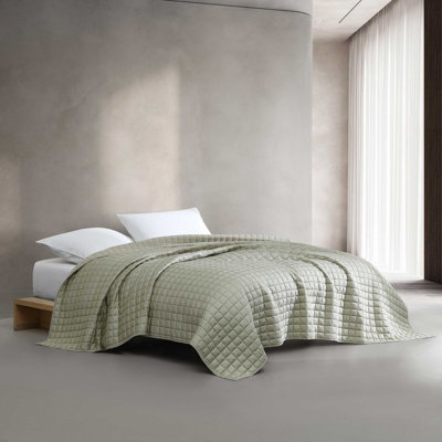 Calvin Klein Tencel Solid Reversible Quilt Set