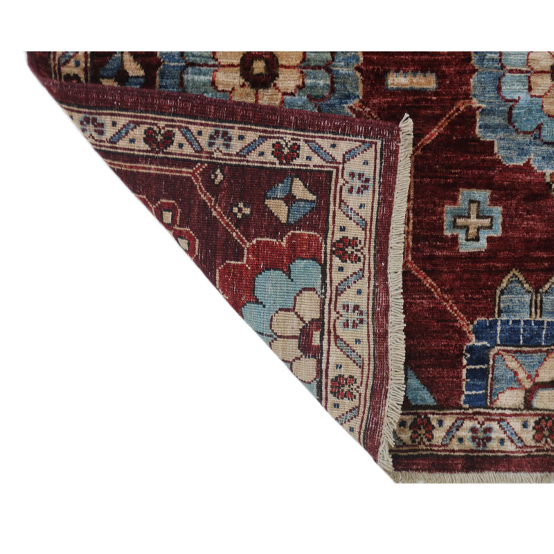 One-of-a-Kind 3'10" X 11'5" Hand Knotted Area Rug