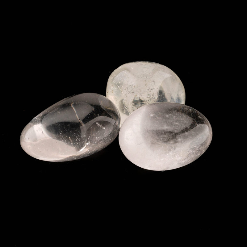 Quartz transparent culbuté