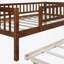 Wood Daybed With Trundle And Fence Guardrails-1902822373-1902822372