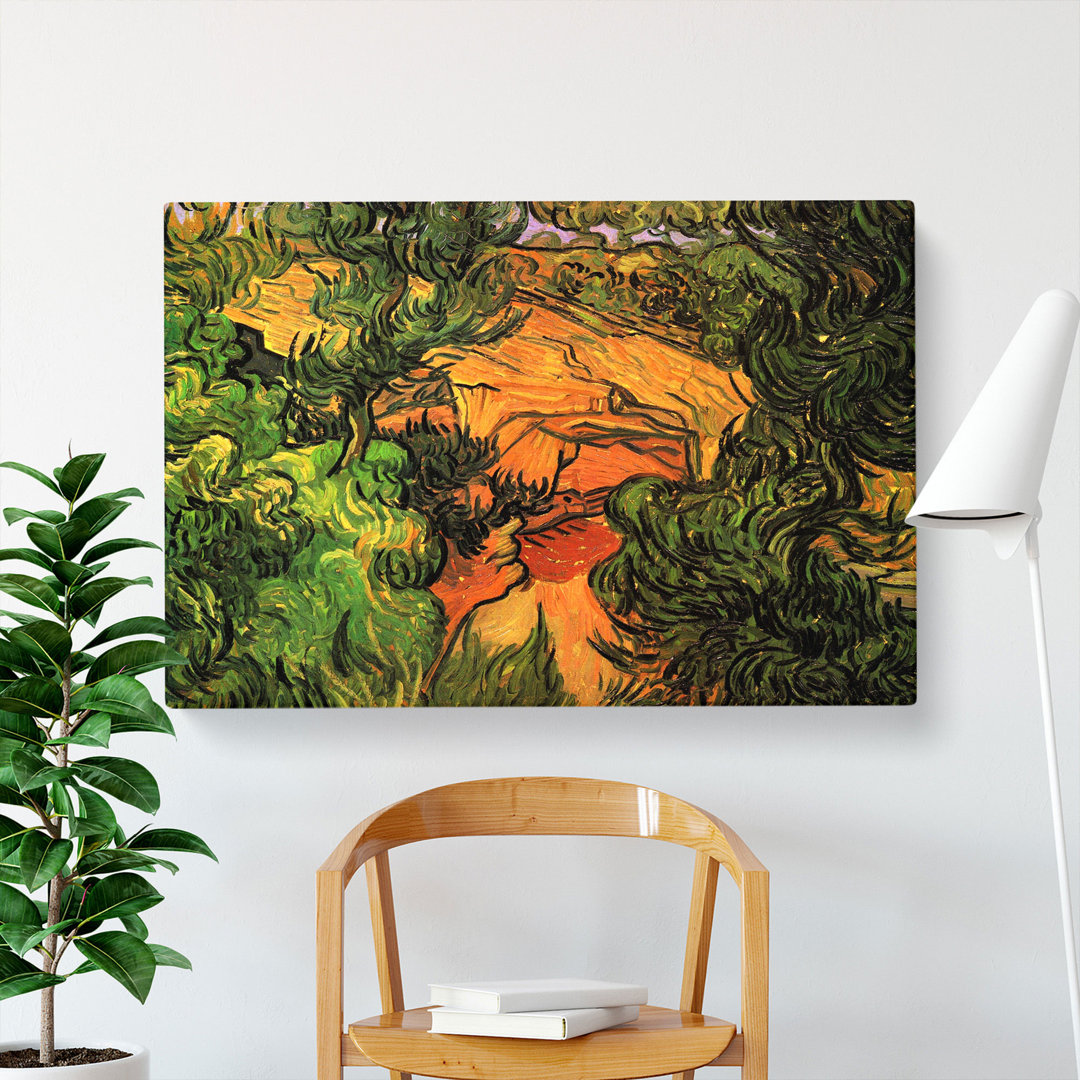 Entrance To A Quarry by Vincent Van Gogh - Wrapped Canvas