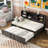 Daybed With Trundle, Storage Shelves And USB Ports For Small Space-2105017189