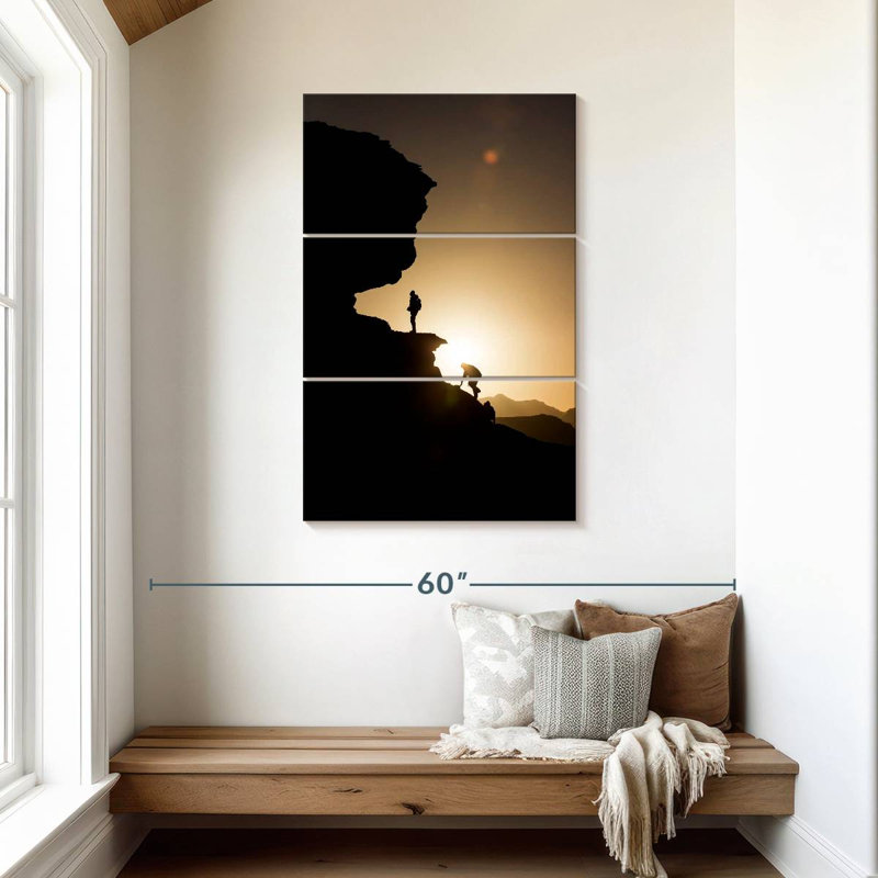 Senne Dusky Rock Climbing, 45" H x 28" W
