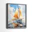 NAUTICAL Series CCGLII - Impression encadrée de qualité supérieure - Prêt à être accroché - Aucun clou requis-554526864