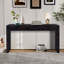 Console en bois avec 2 tiroirs-1950950730
