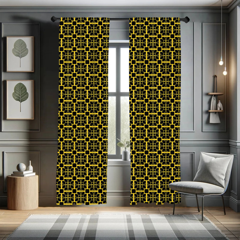 Semi-Sheer Rod Pocket Sliding Panel, 28" x 84"